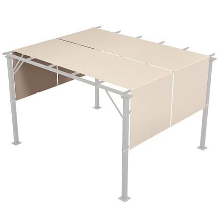 ZOPan 2 PCS Pergola Shade Cover - Durable Canopy for 10 x 11.8ft Pergolas, Outdoor Sun Protection，Khaki