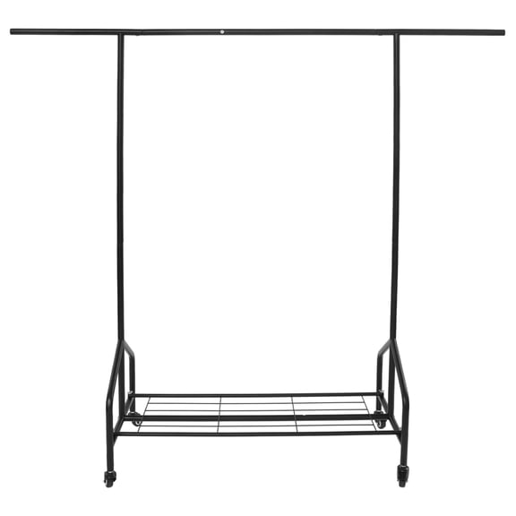 ZOPan Heavy Duty Rolling Clothing Rack - 30kg Capacity Garment Rack with Wheels, Sturdy for Wardrobe Organization