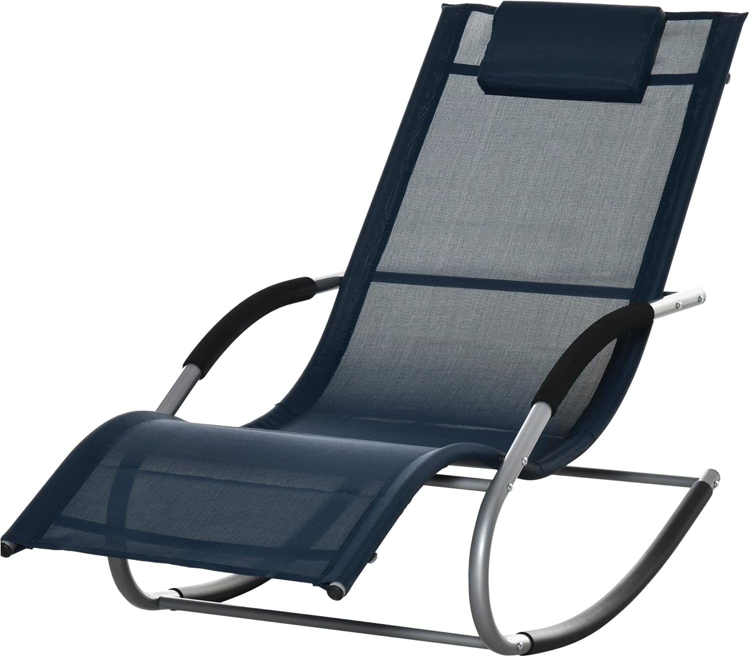 ZOPan Zero Gravity Rocking Chair Outdoor Chaise Lounge Chair Recliner ...
