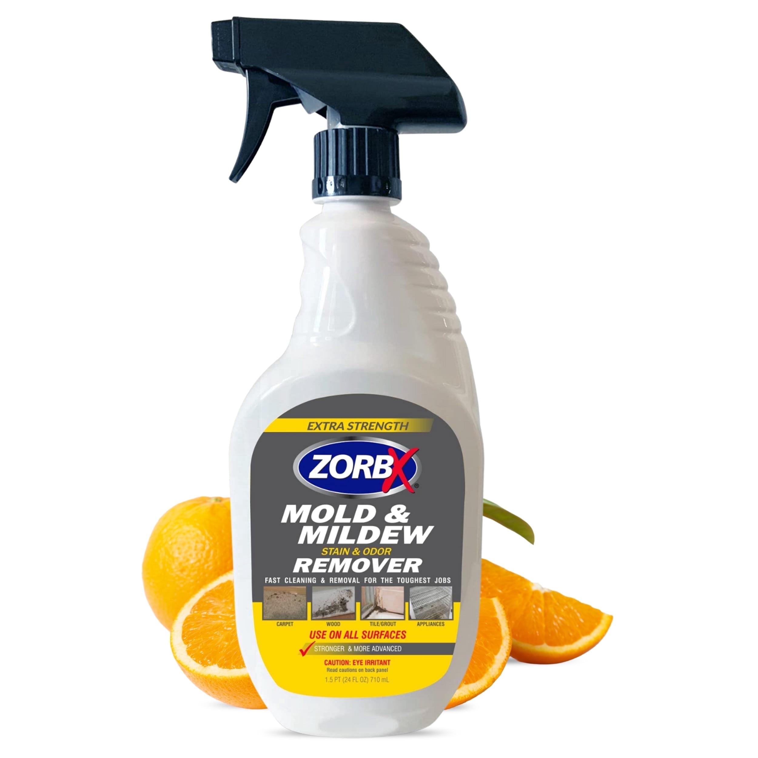 ZORBX, Mold & Mildew Remover Spray, 24oz, Extra Strength - Walmart.com