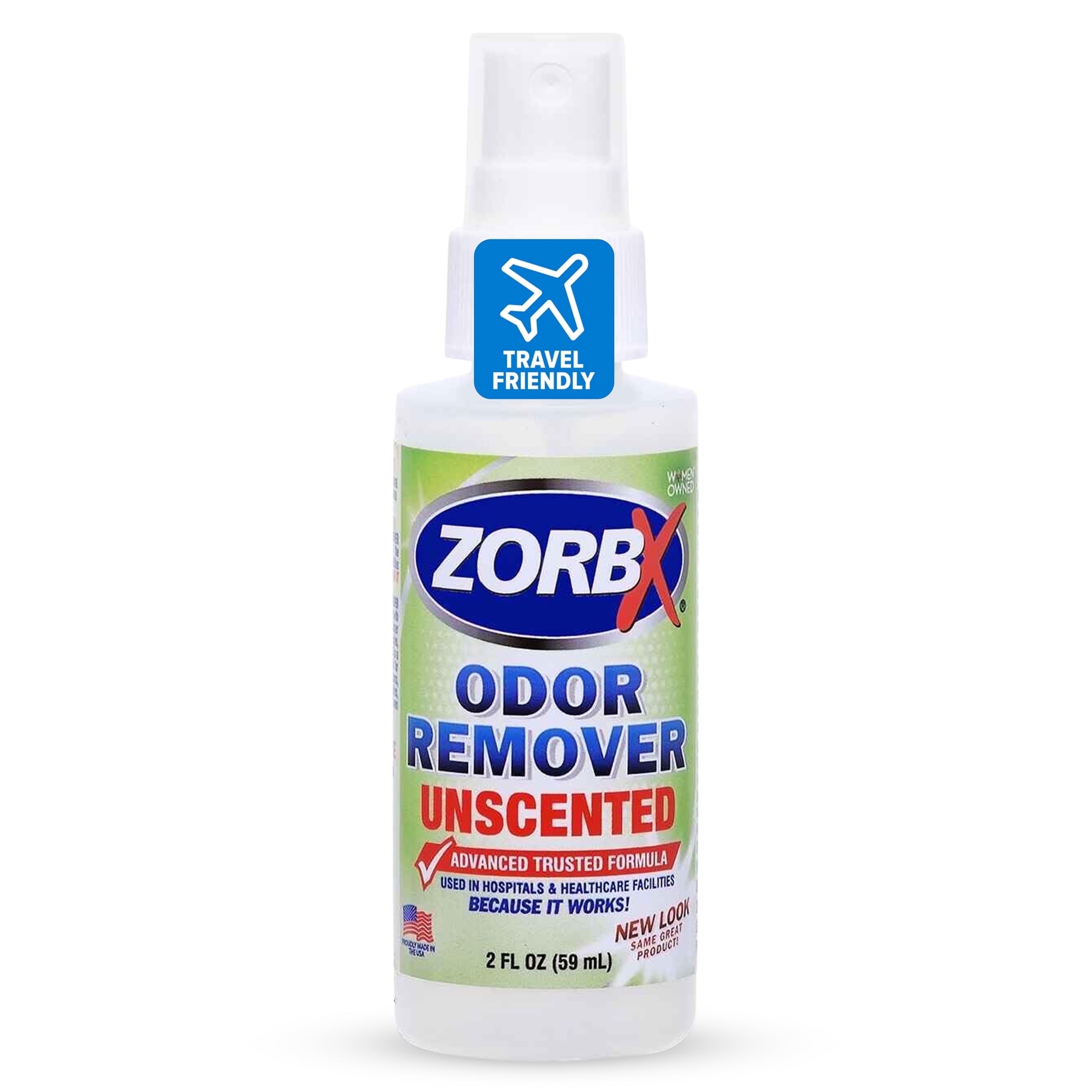 ZORBX Unscented Odor Eliminator Spray for Hospitals & Healthcare – Dog,  Cat, Car & Carpet Deodorizer (2oz)