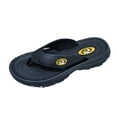 thumbnail image 1 of ZORIZ Collegiate Series Golf Sandals for Women and Men, Thong Flip Flops With Removable Spikes, Golf Footwear With Deeper Heel Cup and Higher Sidewalls, Black, Mizzou, Men’s 11/Women’s 13, 1 of 7