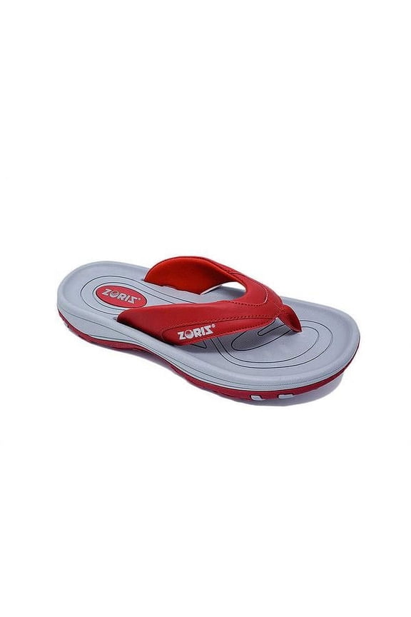 Golf Sandals for Women and Men, Golf Thong Flip Flops With Removable Soft Spikes, Golf Footwear With Deeper Heel Cup and Higher Sidewalls for Secure Comfort, Red, Men’s 13
