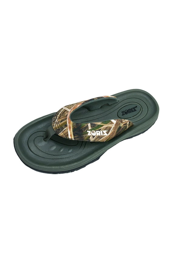 Mossy Oak Golf Sandals for Women and Men, Thong Flip Flops With Removable Spikes, Golf Footwear With Deeper Heel Cup and Higher Sidewalls for Comfort, Blades, Women’s 13/Men’s 11