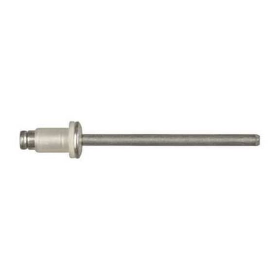 Blind Rivet, Dome Head, 5/32 in Dia., 5/16 in L, Aluminum Body, 10 PK 10507PK