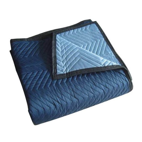 ZORO SELECT 2NKT4 Quilted Moving Pad,L72xW80In,Blue,PK6