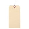 3-1/8" x 6-1/4" Manila Natural Kraft Paper Wire Tag, Pk1000 4X886