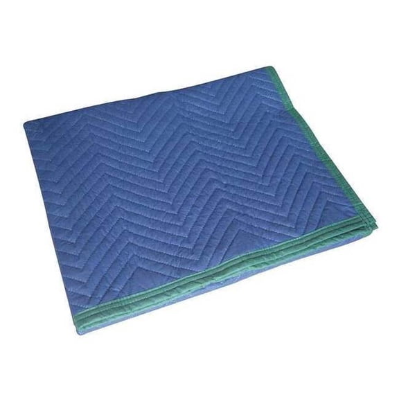ZORO SELECT 4LGL1 Quilted Moving Pad,L72xW45In,Blue