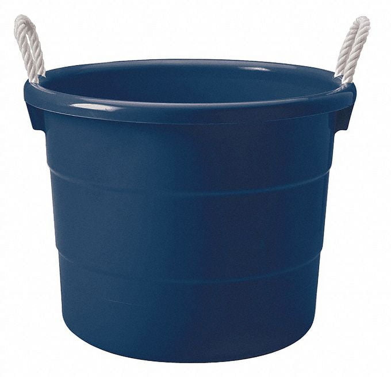 ZORO SELECT Heavy Duty Plastic Large Utility Tote, 18-Gallon
