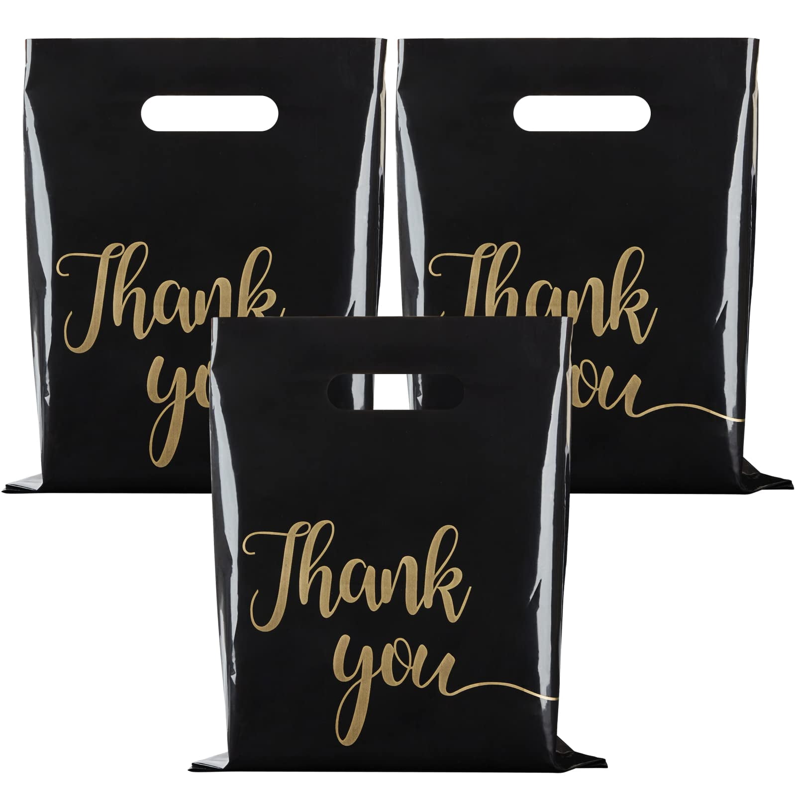 Harloon 500 Pcs Merchandise Shopping Bags Bulk For Business 1.5 Mil 9 X 12 Inch Thick Plastic Retail Boutique Bag For Party Favor Gift Purple Red Yellow Green Blue - View #7