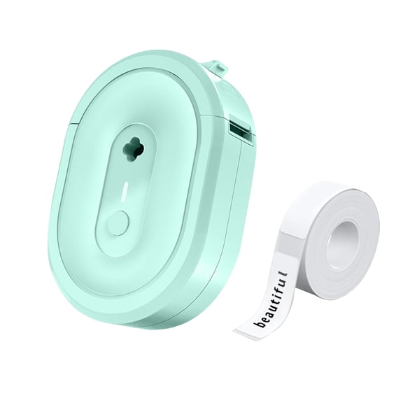 ZORVEX Label Maker Machine with Tape, N12 Portable Bluetooth Label Printer, Wireless Mini Label Makers Thermal Sticker with Multiple Templates, Green
