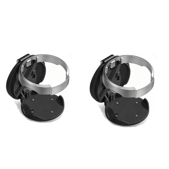 ZORVINEX Car Door Cup Holder Foldable Storage Organizer Vehicle Drink ...