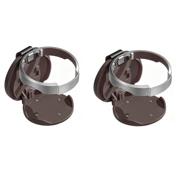 ZORVINEX Car Door Cup Holder Foldable Storage Organizer Vehicle Drink ...