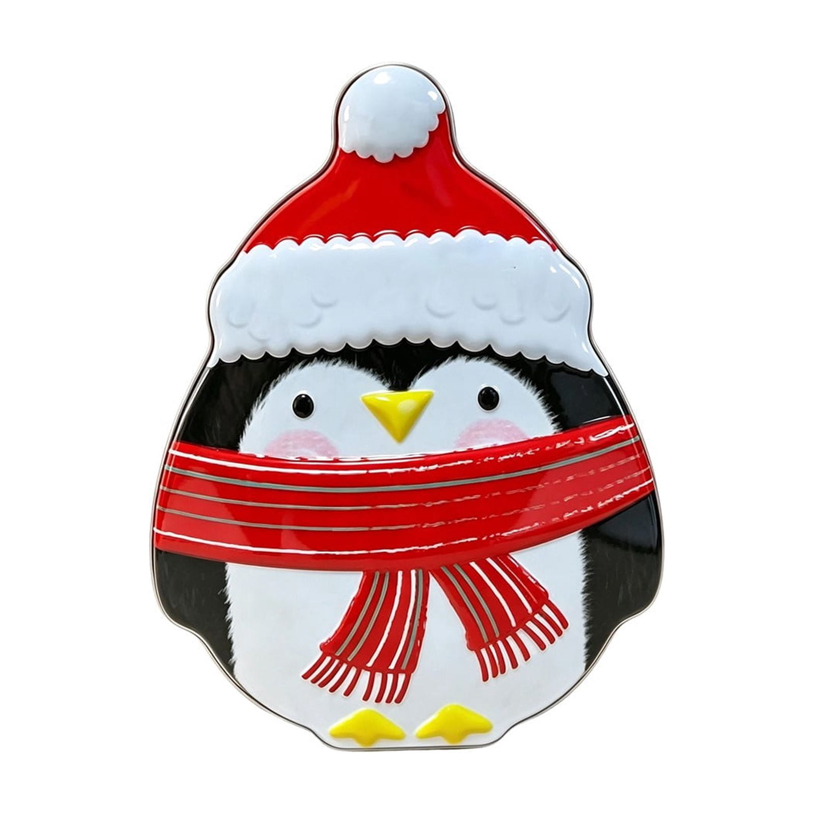 Cute Container House ZORVINEX Christmas Candy Tin Box Cute Character Storage Jar With Lid ...