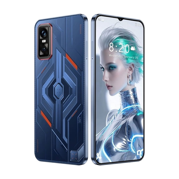 ZORVINEX Dual‑SIM Unlocked Android Smartphone, Fast‑running Processor, Facial Recognition And High‑definition Camera With Matching Daily‑use Accessories,Black