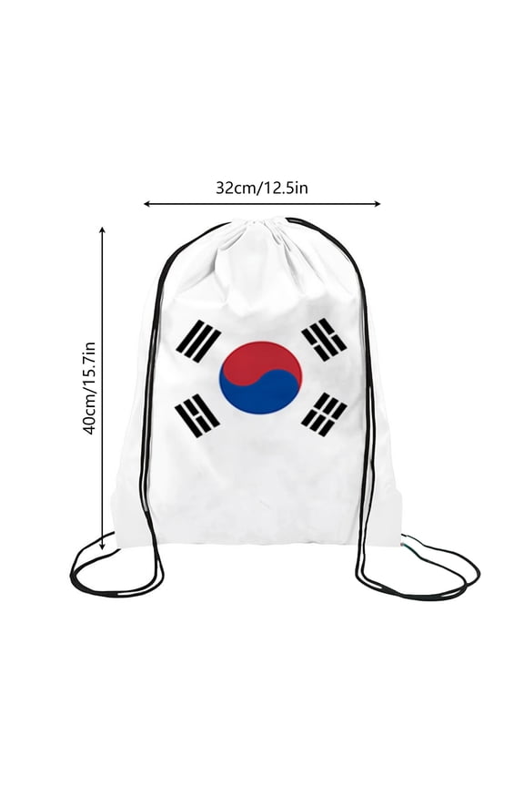 France Flag Drawstring Backpack - Lightweight Sports Sackpack for Football Matches, Ideal for Soccer Fans, Durable Material, Perfect for Gym, Travel, and Events Multicolor