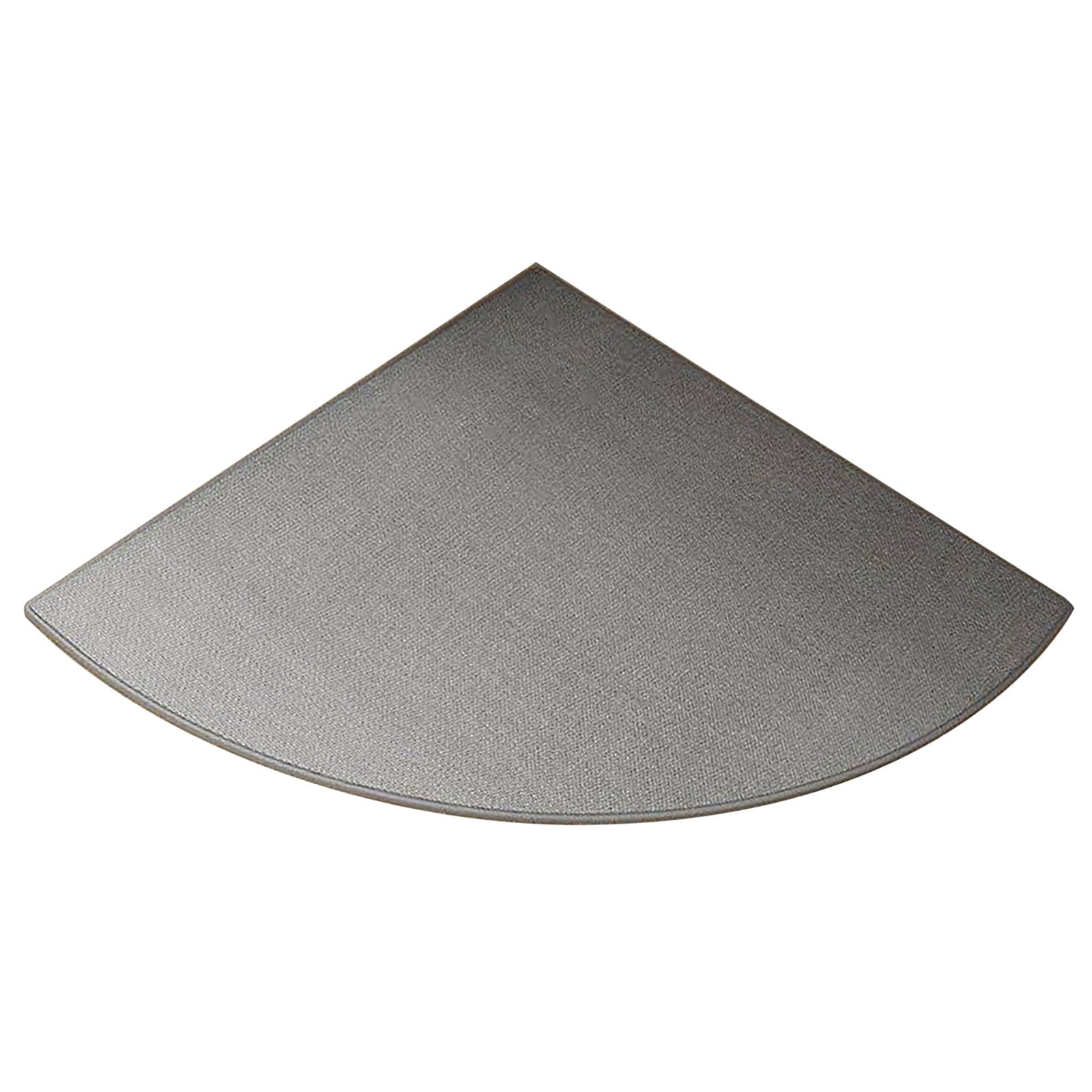 ZORVINEX Quarter Round Kitchen Floor Mat, Linen Textured Non-Slip ...
