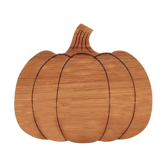 ZORVINEX Wooden Pumpkin Serving Tray for Fall Cheese Board, Thanksgiving & Halloween Party Decor, Multipurpose Charcuterie Platter, Easy to Clean, Great Gift Idea for Holiday Gatherings Coffee