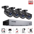thumbnail image 1 of ZOSI 8CH 5MP Lite H.265+ 1080P Security Camera System Indoor Outdoor CCTV Cameras,Motion Alert, Remote Access, NO Hard Drive, 1 of 9