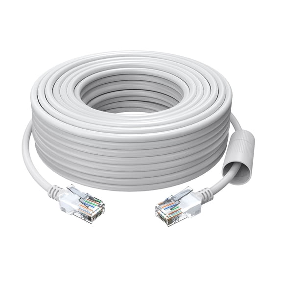 ZOSI Cat5e Ethernet Cable 100ft,High-Speed RJ45 Network Cable for PoE Security Cameras,PoE IP Cameras,NVR,PoE Switch,Router,PC,Modem,Server,Computer,Internet,Waterproof,Indoor Outdoor(30m)