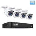 thumbnail image 1 of ZOSI H.265+ 3K Lite Security Camera System, 8CH 5MP Lite DVR(NO HDD), 4X HD 1920TVL Indoor Outdoor Waterproof CCTV Cameras ,Motion Alert,Remote Access, 1 of 14