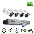 thumbnail image 1 of ZOSI H.265+ 5MP Lite Home Security Camera System with 1TB Hard drive, 8CH 1080P DVR with 4pcs Weatherproof CCTV Cameras,120ft Night Vision,Motion Alert,Remote Access, 1 of 9
