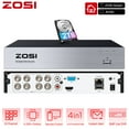 thumbnail image 1 of ZOSI H.265+ 8CH 5MP Lite CCTV 4-in-1 DVR for CCTV Security Security Camera System with 2TB HDD Home Outdoor, 1 of 5
