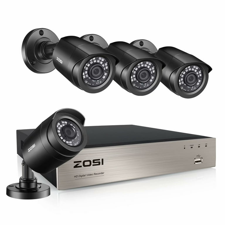Video surveillance system CCTV Security camera Video recorder 4CH DVR AHD  outdoor Kit Camera 720P 1080N HD night vision 2mp set