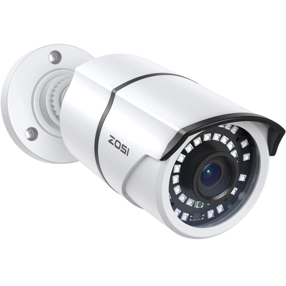 ZOSI ZG2615P 5MP 3K Add-on Security POE Camera, 120ft Night Vision, 3.6mm Lens, 95View Angle, IP66 Weatherproof (Only Work with ZOSI POE Security Camera System and NVR(5MP or Above)