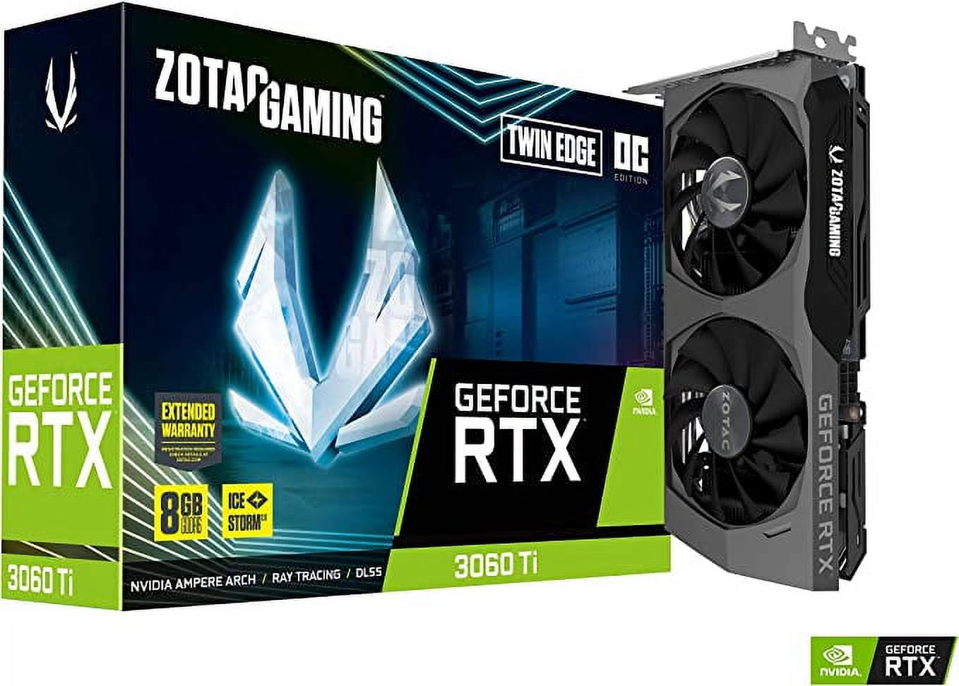 ZOTAC GeForce RTX 3060 Ti Twin Edge OC 8GB GDDR6 PCIE 4.0 Graphics