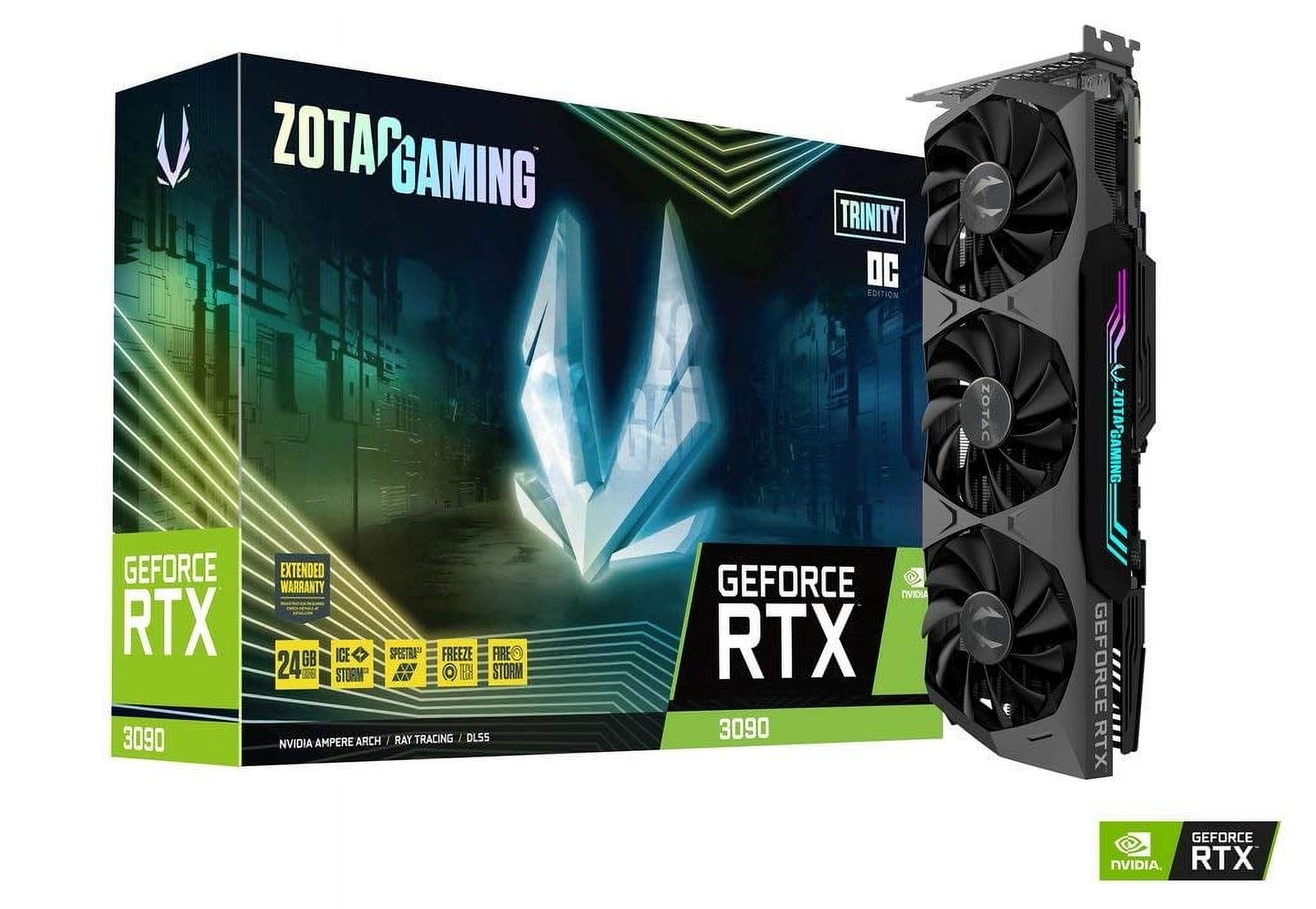 ZOTAC GAMING GeForce RTX 3090 Trinity OC 24GB GDDR6X 384-bit 19.5 