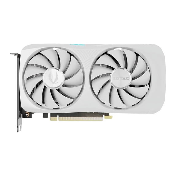 8GB Zotac GeForce RTX 4060 TI White Edition OC PCI-E 4.0 Card ZT-A30710J-10P
