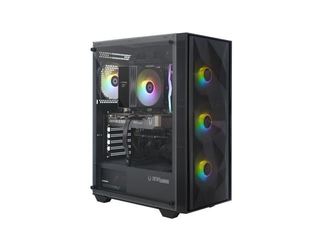 ZOTAC GAMING MEK Series Gaming PCs - NVIDIA GeForce RTX 5050, AMD Ryzen 5 5500 4.2GHz, 16GB RGB DDR4, 1TB NVME M.2 SSD, 650W 80+ GOLD PSU, WiFi 6E, Windows 11 Home