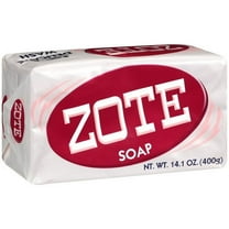 Zote Pink Laundry Bar Soap, Hand & Machine Wash, All Ages, Gentle & Long-Lasting, Laundry Detergent, Bar Cleanser with Sodium Tallowate, 14.1 oz