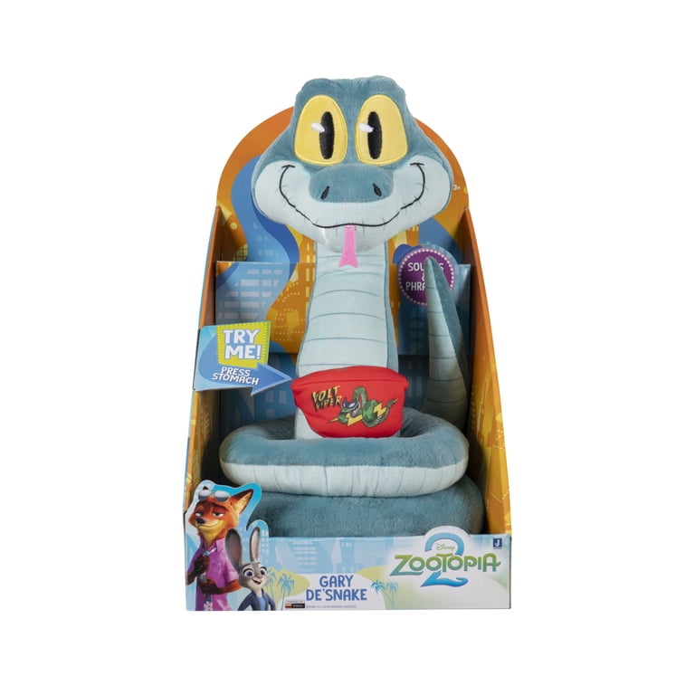 Disney's Zootopia 2 12 inch Feature Plush Gary De'Snake - Sounds