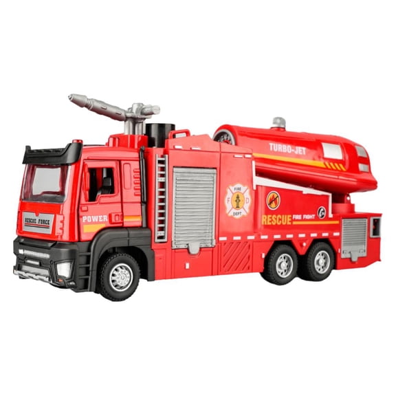 ZOUBAOQ 132 Scale Water Spray Fire Truck Model Ladder Trucks Toy Light Sound //