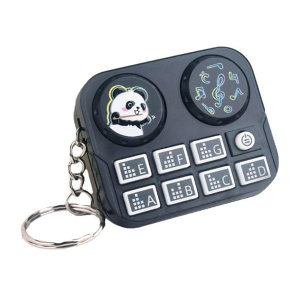 ZOUBAOQ 1PC Mini Musical Instrument High-end Keychain DJ Disc Keys Player Childrens Sound Music Pendant Trendy T S2J3 Games Educational