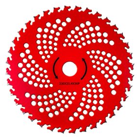 ZOUBAOQ 9 x 36 Teeth Carbide Tipped Blades & 10 x 3 Teeth Carbon Steel Brush Cutter Blades, Indestructible Weed Eater Blades & Brush Cutter Head, for Brush Cutter, Trimmer, Weed Eater
