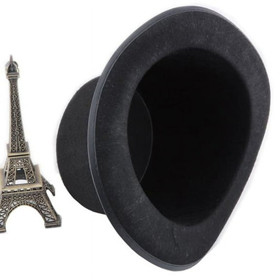 ZOUBAOQ Black Kids Hat Folding Collapsible Top Hat Magician Trick Performer W8A9