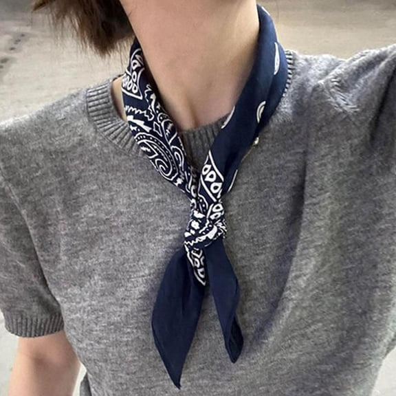ZOUBAOQ Cashew Square Scarf Neckband Neck Accessories