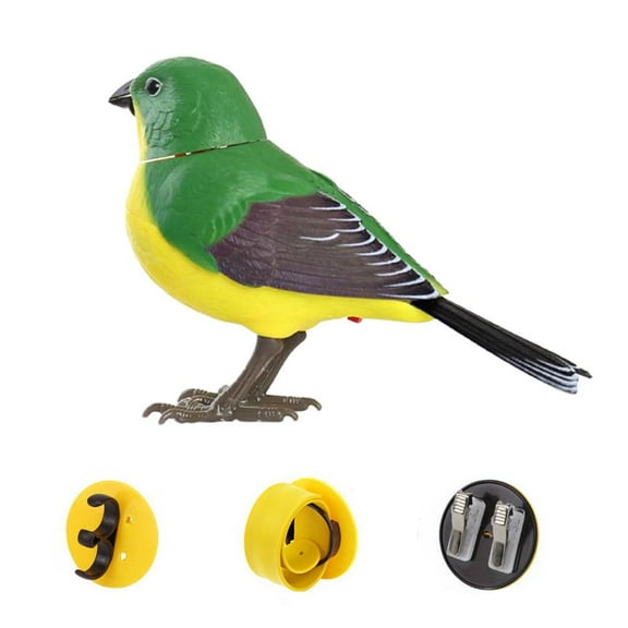 ZOUBAOQ Creativity Fun Simulated Bird Voice Little Bird Electric Sensing Toy And Bird Electronic Singing For Children Chirping