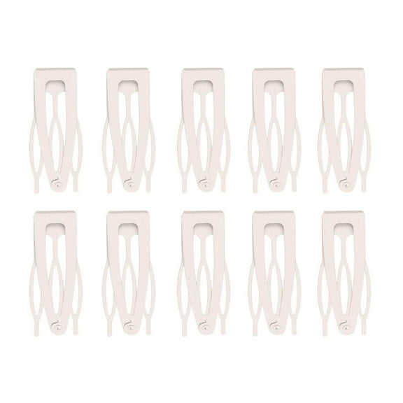 ZOUBAOQ Double Grip Hair Clips - Snap Hair Clips for Women, Metal Snap Clips Women Barrettes for Hair Making, Salon Supplies Hair Accessories