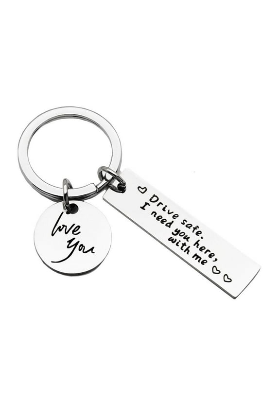 Drive Keychain Gifts For Valentines Day Anniversary Birthday Letter Keychain Dad For Him Boyfriend Husband Couple Gift