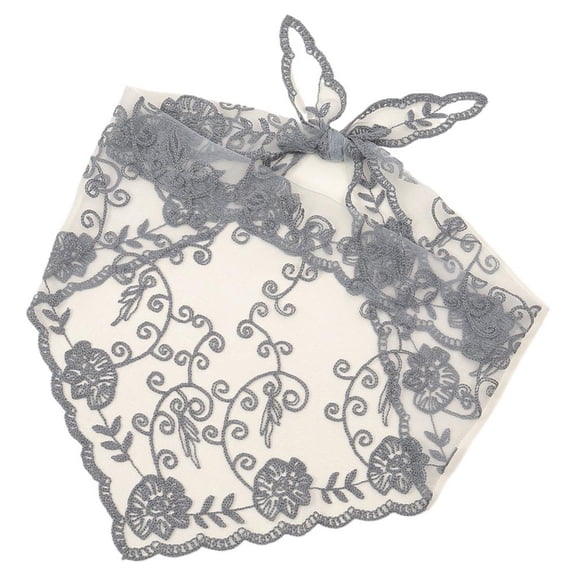 ZOUBAOQ Fashion Lace Triangle Headscarf Retro Triangle Hair Bands Elegant Headwear R5