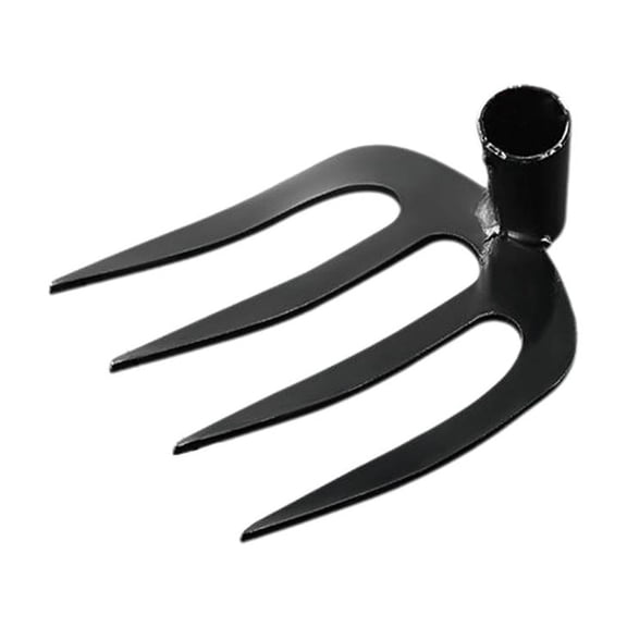 ZOUBAOQ Garden Weeding Rake,4Teeth Carbon Steel Garden Rake,Detachable Gardening Hand Weeder Puller Tool,Manual Weeder Garden Hand Rake Tools for Lawn Loosening Planting Weeding