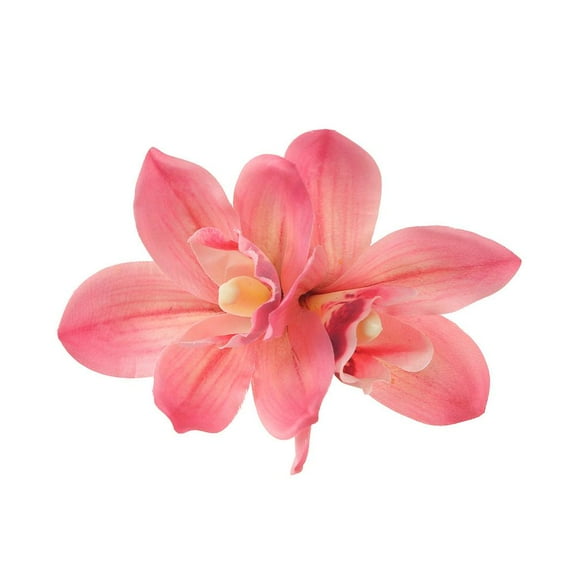 ZOUBAOQ Hawaii Orchid Flowers Hair Clips Bohemia Bridal Flower Holiday Flowers Women Barrette Hairpi Hair Accessories L5B9 Wedding