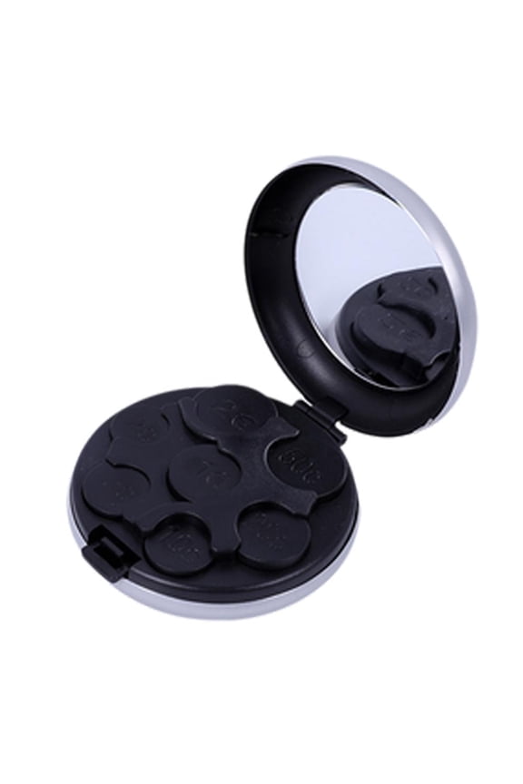 Japanese Coin Organizer,Hard Case Coin Organizer and Storage for Portable Dispenser Di Coin with Mini Mirror,Coin Case