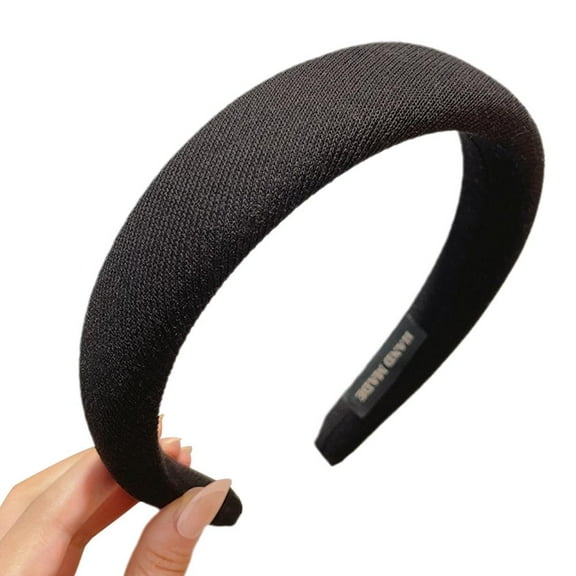 ZOUBAOQ Ladies Headband Padded Hairband Wide Sponge Hair Hoop Accessori Band X2B5 K