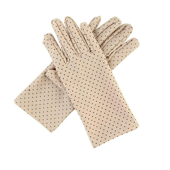 ZOUBAOQ Ladies Sun Protection Gloves Full Finger Anti-UV Sunscreen NEW Mittens