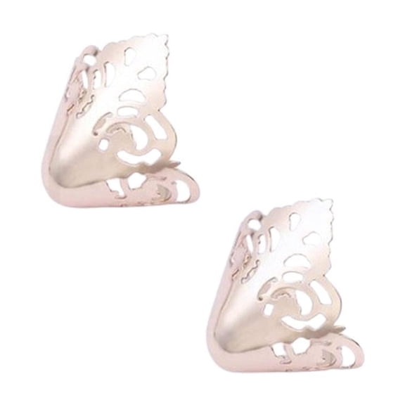 ZOUBAOQ Metal Shoes Pointed Protector Hollow High Heels Toe Elegant High Heels Tip Cover For Shoes Shoes Protec Tips